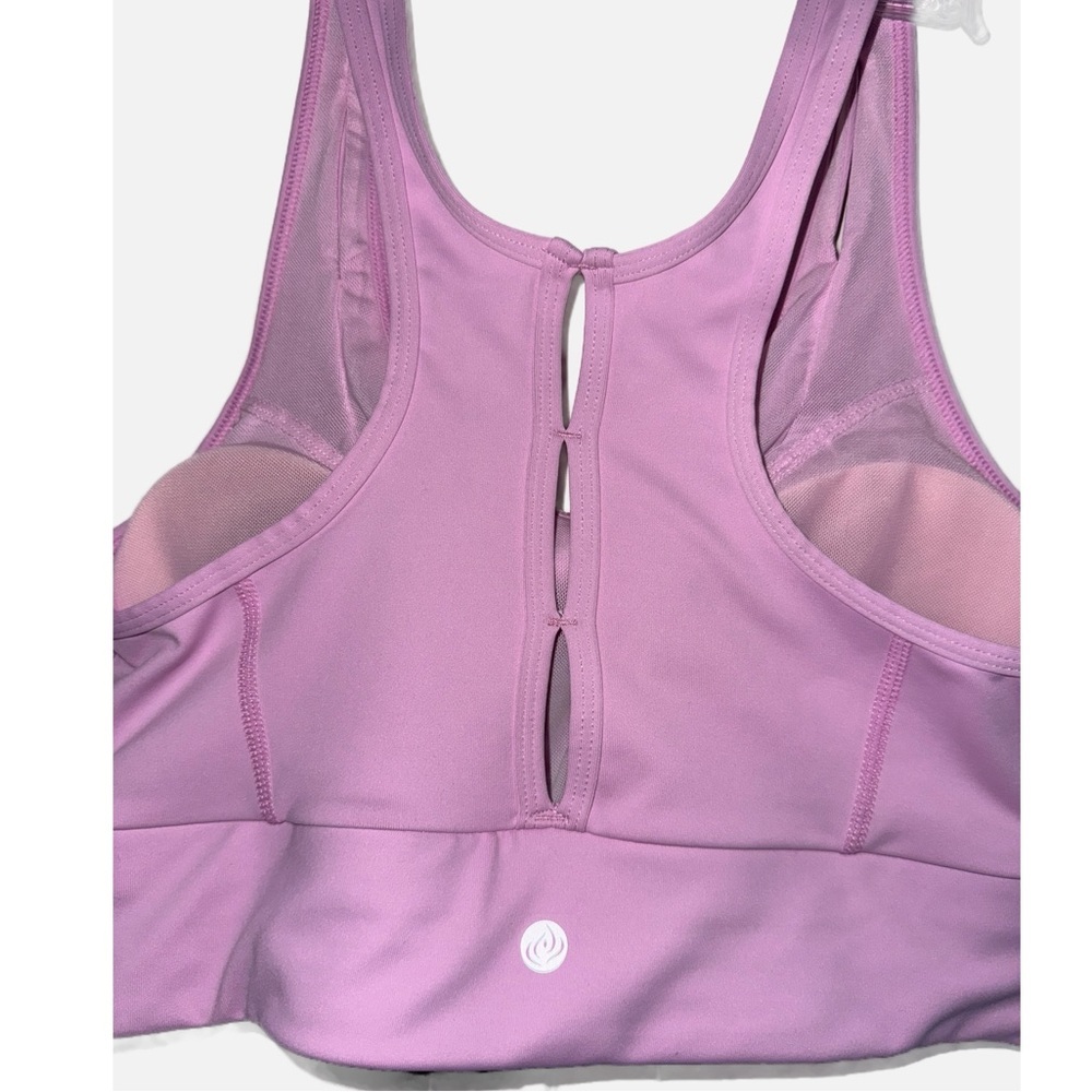 Apana- Yoga Lifestyle Padded Sports Bra Pink Lavender - Picture 4 of 6